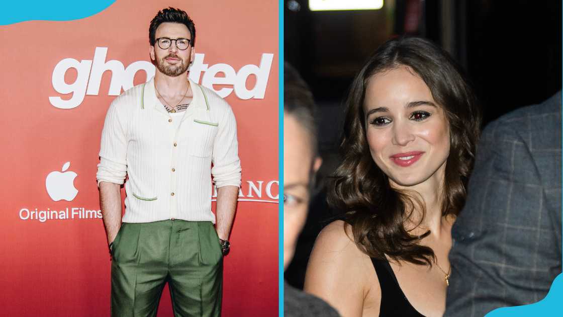 Chris Evans (L) and Alba Baptista (R) attend the "Ghosted" New York Premiere at AMC Lincoln Square Theatre. Chris Evans (L) and Alba Baptista (R) attend the "Ghosted" New York Premiere at AMC Lincoln Square Theatre.