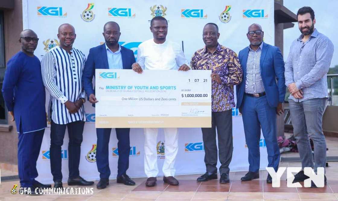 KGL Group heeds President Akufo-Addo's call: Supports National Teams with $1 million