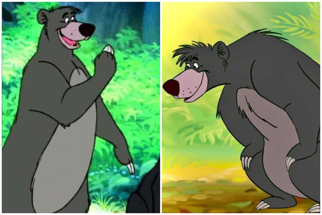 at cartoon characters at cartoon characters