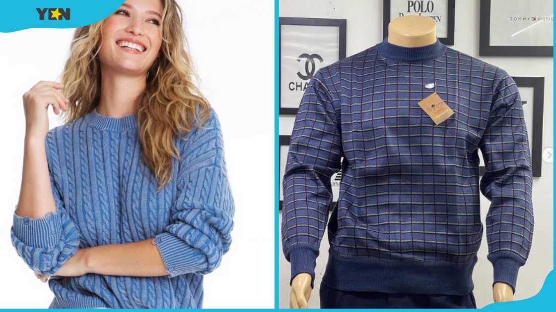 Examples of pullover sweaters Examples of pullover sweaters