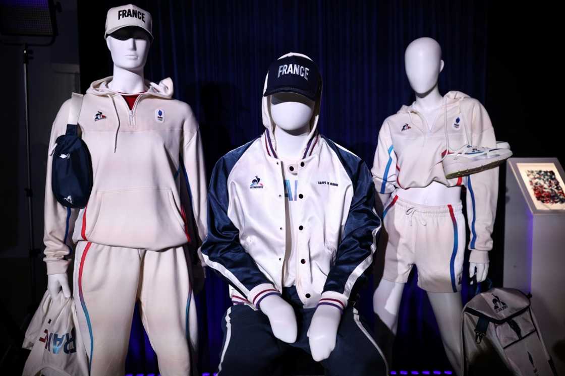 The company unveiled its outfits for French athletes in Paris in January The company unveiled its outfits for French athletes in Paris in January