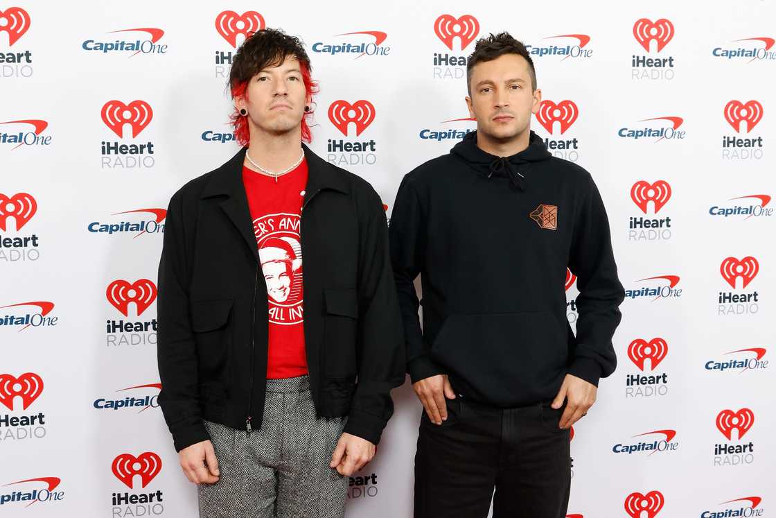 Josh Dun (L) and Tyler Joseph (R) attend the 2024 Z100 iHeartRadio Jingle Ball Josh Dun (L) and Tyler Joseph (R) attend the 2024 Z100 iHeartRadio Jingle Ball