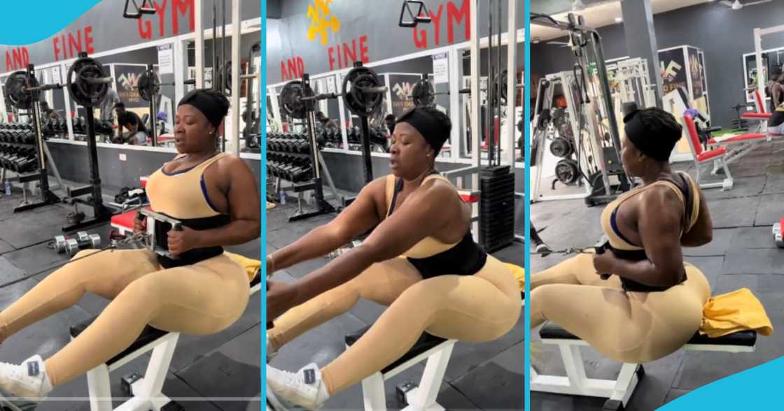 Portia Asare flaunts voluptuous body in tight gym outfit Portia Asare flaunts voluptuous body in tight gym outfit