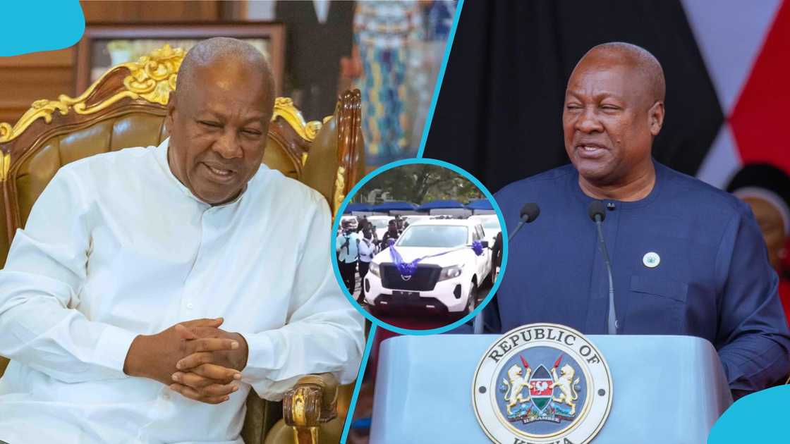 Mahama pickup, Mahama drives pickup, Ibrahim Mahama, President Mahama Driving Skills, Police Headquarters, IGP Christian Tetteh Yohuno Mahama pickup, Mahama drives pickup, Ibrahim Mahama, President Mahama Driving Skills, Police Headquarters, IGP Christian Tetteh Yohuno