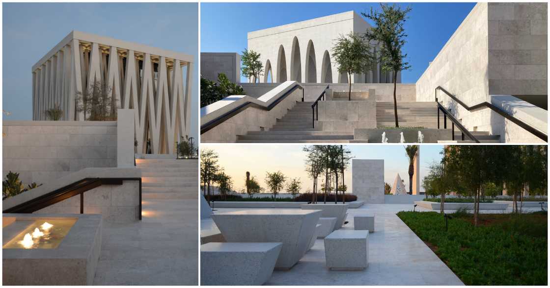 Exterior areas of the Abrahamic Family House Exterior areas of the Abrahamic Family House