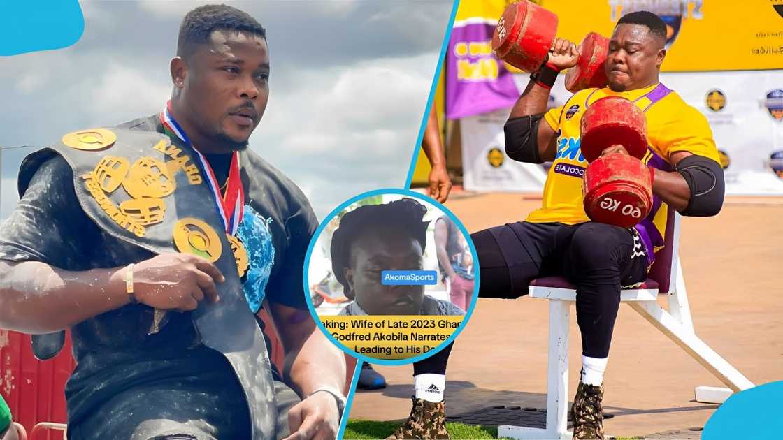 Godfred Akolbila, 2023 Ghana's Strongest winner, Ghana's Strongest, Godfred Akolbila dies, Godfred Akolbila wife, Ghana sporting community, Strongman athlete