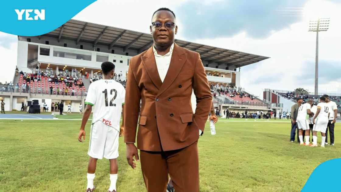 Sports journalist, Fentuo Tahiru Fentuo, Mercedes-Benz GLC Coupe, KSS Prrr, Multimedia Group Limited. Sports journalist, Fentuo Tahiru Fentuo, Mercedes-Benz GLC Coupe, KSS Prrr, Multimedia Group Limited.