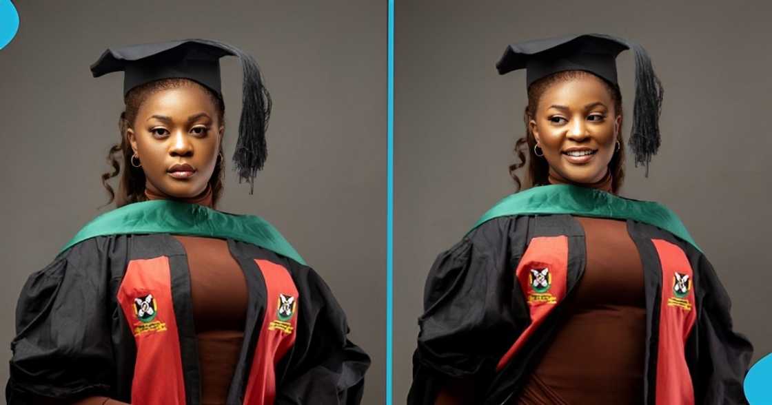 Nigerian lady, Catholic University Ghana, nursing degree, social media, academic accomplishment. Nigerian lady, Catholic University Ghana, nursing degree, social media, academic accomplishment.