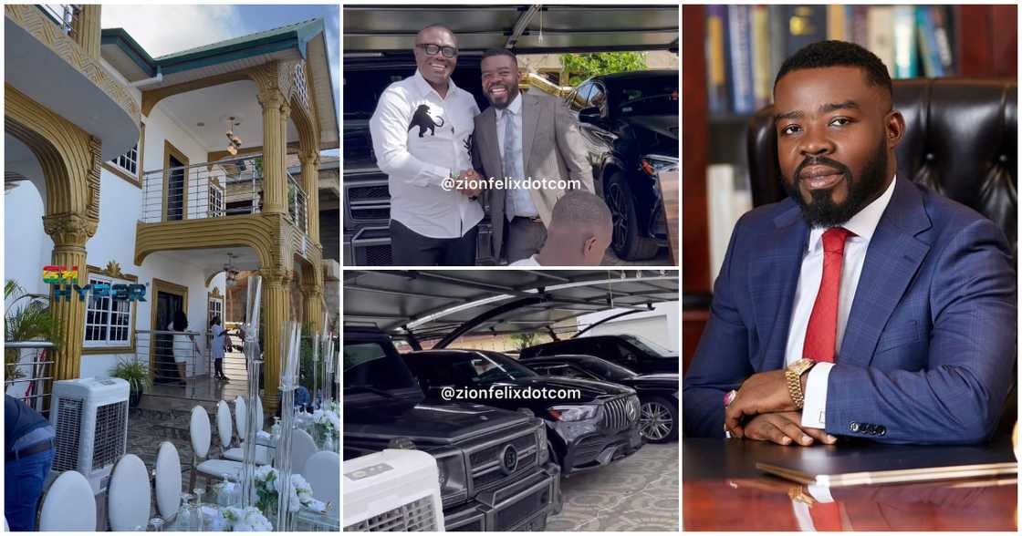 Hajia4Reall's rumoured boyfriend Richard Quaye's house and cars