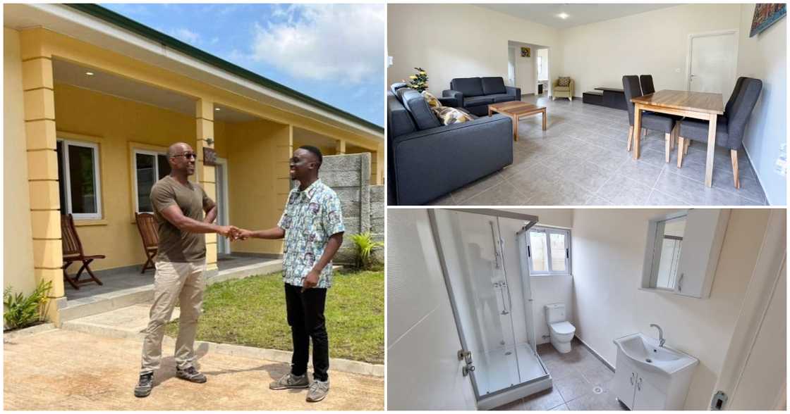 Kofi Anku builds houses using locally produced materials