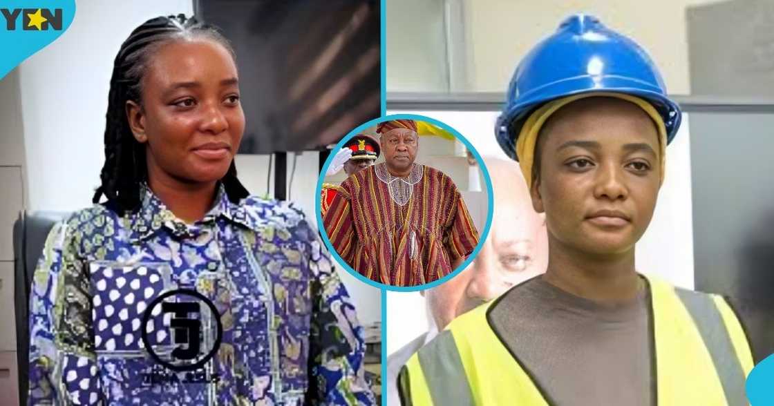 A young woman, National Service Scheme, NSS, Stephanie Baan, GRIDCo, Akosombo Dam. fire incident, President John Dramani Mahama. A young woman, National Service Scheme, NSS, Stephanie Baan, GRIDCo, Akosombo Dam. fire incident, President John Dramani Mahama.