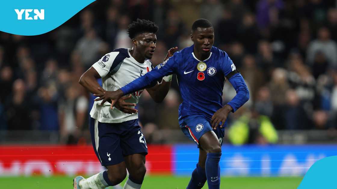 Mohammed Kudus vs Moises Caicedo, Mohammed Kudus Tottenham, Tottenham 0-1 Chelsea, Chelsea beat Tottenham, Mohammed Kudus news.