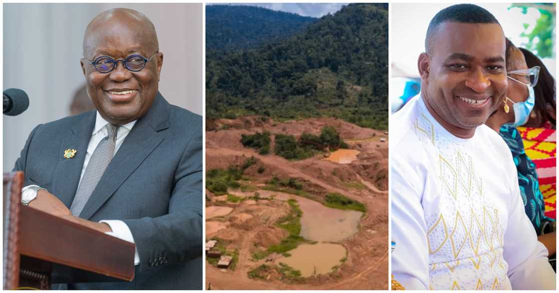 President Akufo-Addo has cleared Akonta Mining Company Limited and denied that Wontumi's company is engaged in illegal mining