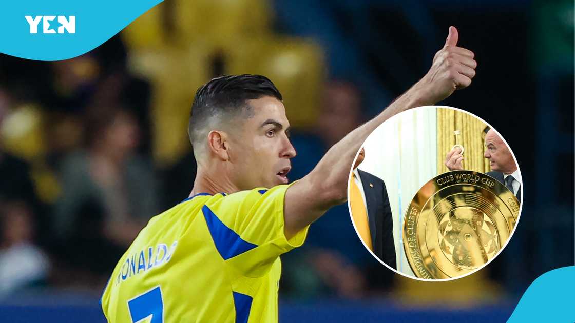 Cristiano Ronaldo celebrates after scoring a goal during the Saudi Pro League football match between Al-Nassr and Al-Kholood at Al-Awwal Park in Riyadh on March 14, 2025 Cristiano Ronaldo celebrates after scoring a goal during the Saudi Pro League football match between Al-Nassr and Al-Kholood at Al-Awwal Park in Riyadh on March 14, 2025