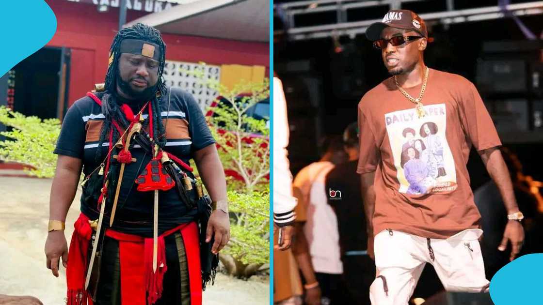 Criss Waddle, Ajagurajah, dark prophecy, Ghanaian artist, spiritualist, social media reactions, Bishop Kwabena Asiamah, two cows ritual Criss Waddle, Ajagurajah, dark prophecy, Ghanaian artist, spiritualist, social media reactions, Bishop Kwabena Asiamah, two cows ritual