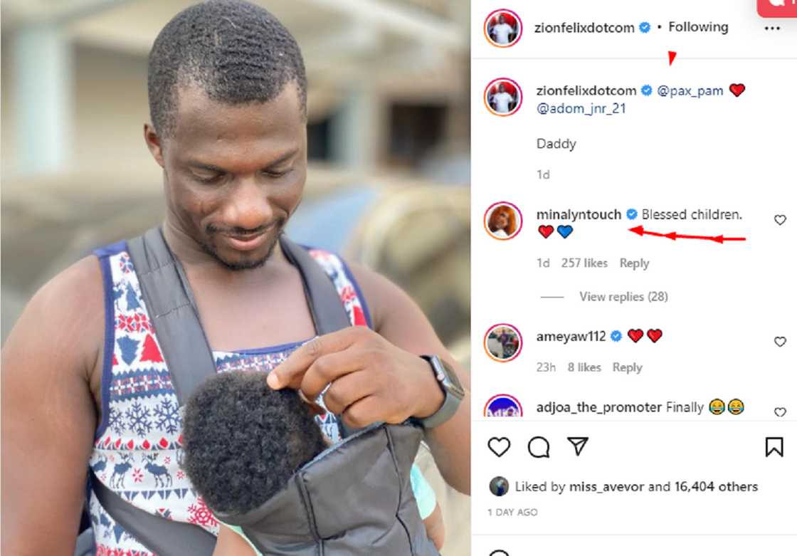 Zionfelix’s baby mama Minalyn Calls ‘Rival’ Erica’s son Blessed; Fans Applaud her Maturity Zionfelix’s baby mama Minalyn Calls ‘Rival’ Erica’s son Blessed; Fans Applaud her Maturity