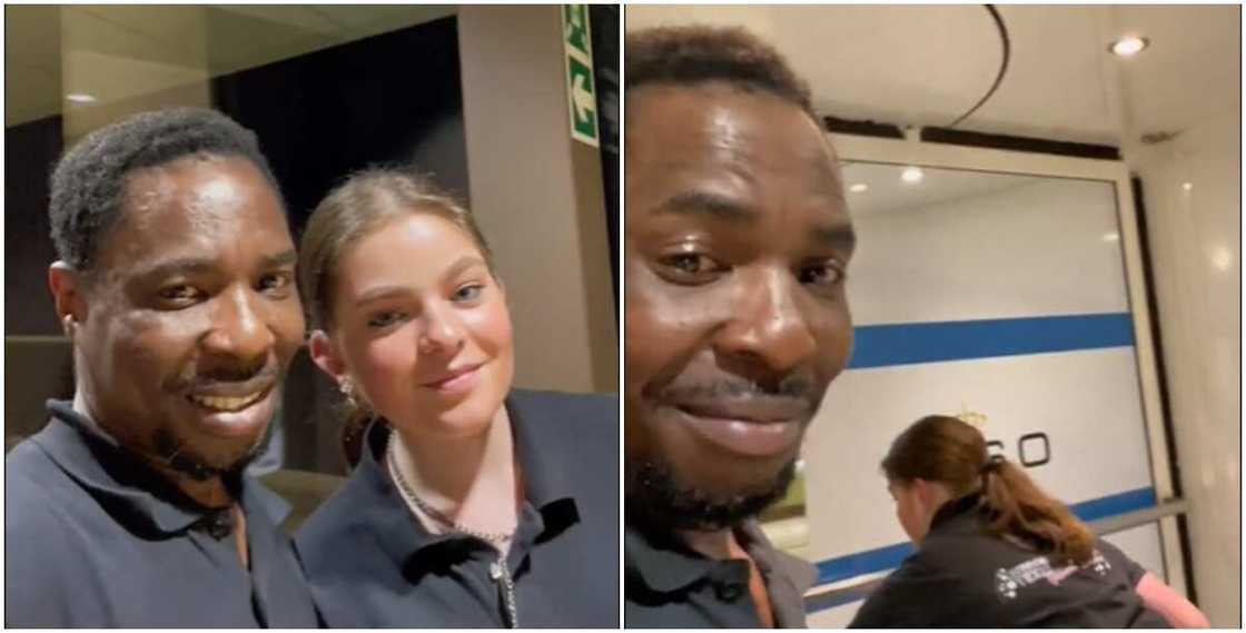 Mr Happiness and his colleague Mr Happiness and his colleague