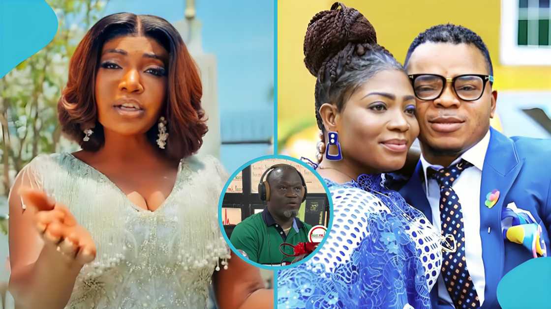 Florence Obinim divorce, Bishop Obinim and wife, Ola Michaels, Neat FM, traditional Ghanaian divorce, Tiri Nsa meaning, Florence Obinim marriage, celebrity couples, Obinim family response