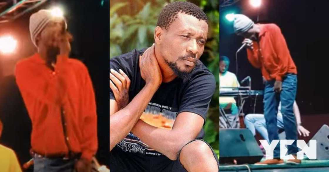 Okomfou Kwadee rehearses in new video after coming out of rehabilitation Okomfou Kwadee rehearses in new video after coming out of rehabilitation