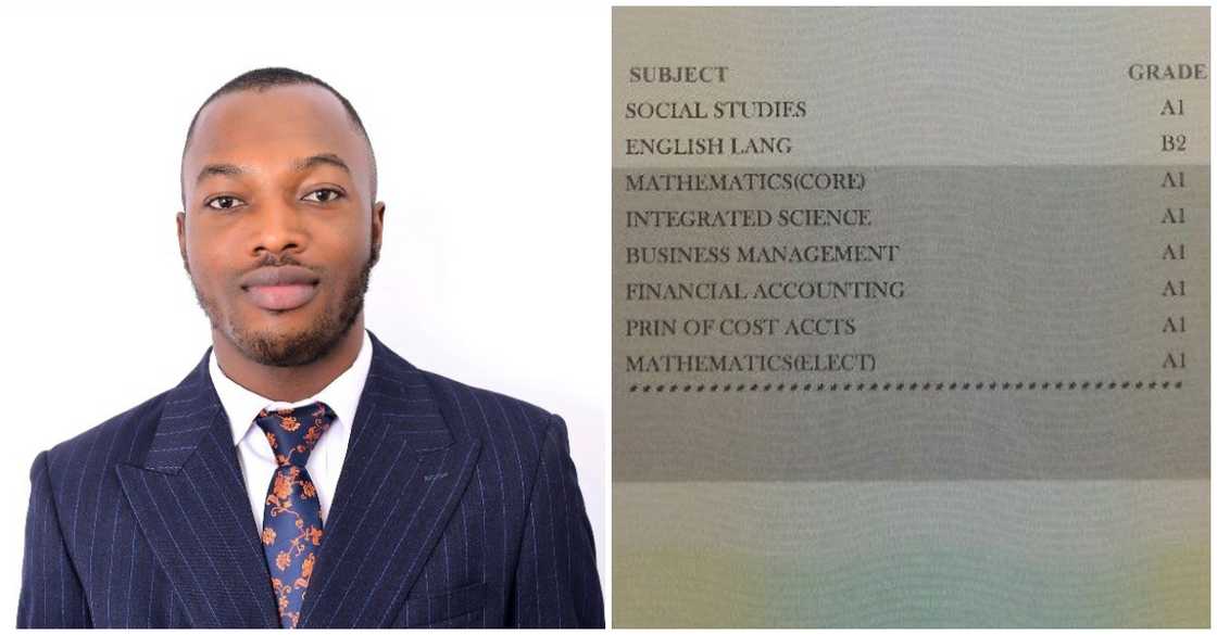 Ghanaian man graduates top of his class with 7As in WASSCE Ghanaian man graduates top of his class with 7As in WASSCE