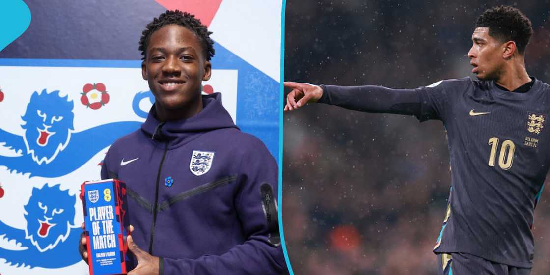 Jude Bellingham praises Kobbie Mainoo after first England match Jude Bellingham praises Kobbie Mainoo after first England match