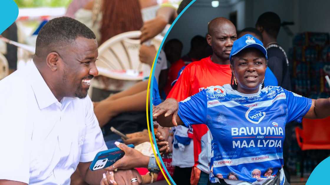 Election 2024, John Dumelo, Lydia Alhassan, Ayawaso West Wuogon Special Voting, Legon Police Station, NDC, NPP Election 2024, John Dumelo, Lydia Alhassan, Ayawaso West Wuogon Special Voting, Legon Police Station, NDC, NPP