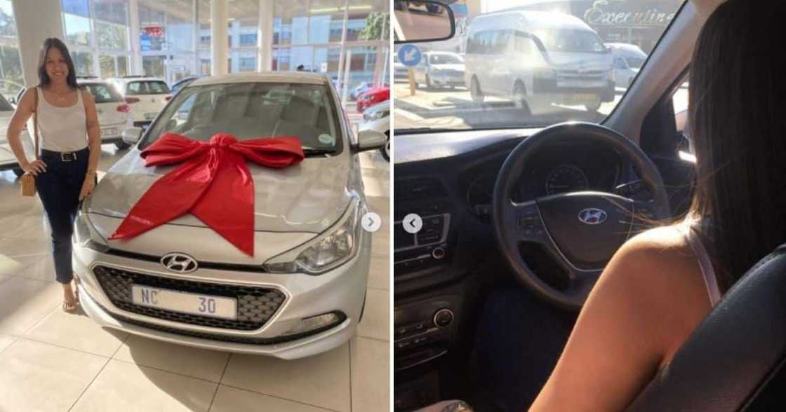 Woman upgrades car months after buying her first one, proud moment Woman upgrades car months after buying her first one, proud moment