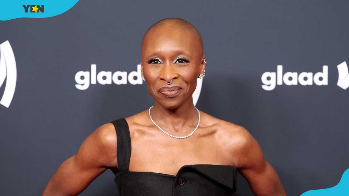 Cynthia Erivo at the 36th Annual GLAAD Media Awards in Beverly Hills, California. Cynthia Erivo at the 36th Annual GLAAD Media Awards in Beverly Hills, California.