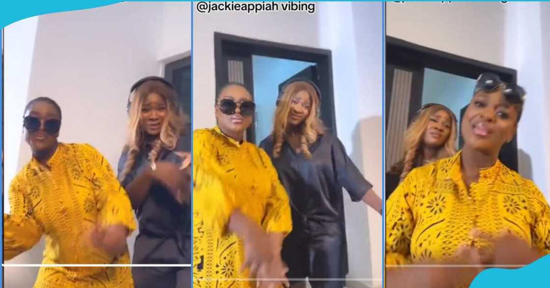 Mercy Johnson And Jackie Appiah in pics