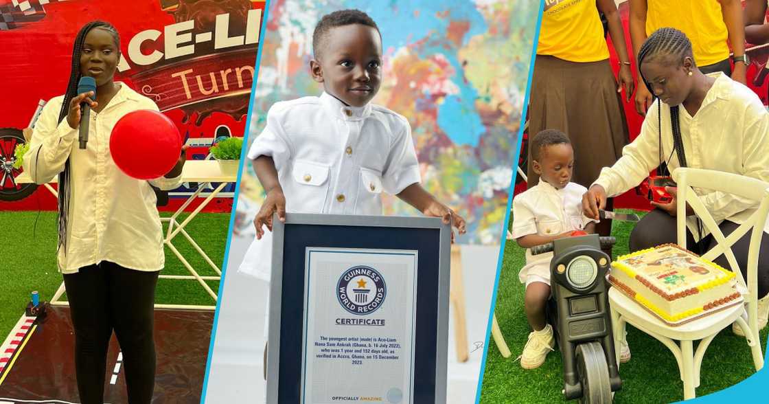 Guinness World Record artist, Ace-Liam Nana Sam Ankrah, celebrates his second birthday on Tuesday, July 16, 2024. Guinness World Record artist, Ace-Liam Nana Sam Ankrah, celebrates his second birthday on Tuesday, July 16, 2024.