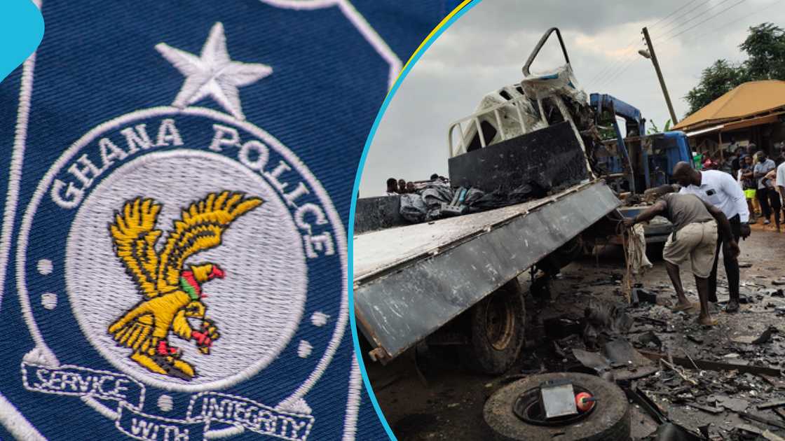 Road crash, Adanwomaso, Kwabre East Municipality, police officers, Road Safety Road crash, Adanwomaso, Kwabre East Municipality, police officers, Road Safety