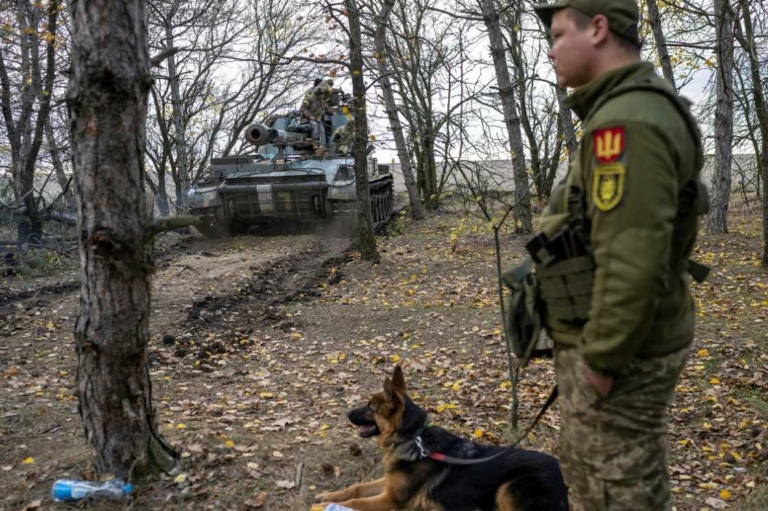 The Ukrainian artillery commander named his dog Javelina in honour of the US anti-tank missile The Ukrainian artillery commander named his dog Javelina in honour of the US anti-tank missile