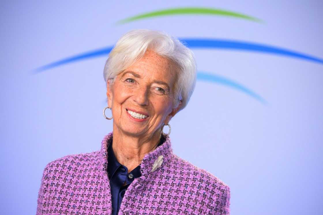 European Central Bank (ECB) President Christine Lagarde said the ECB was focused on supporting the euro