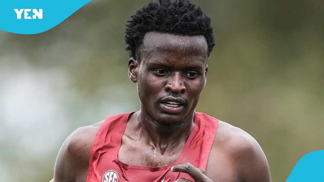 Eliud Kipsang, University of Alabama, Adidas. Eliud Kipsang, University of Alabama, Adidas.