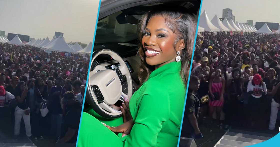 Ghanaians hail Dulcie Boateng as she pulls large crowd to her maiden sales event, Porials Pitch Ghanaians hail Dulcie Boateng as she pulls large crowd to her maiden sales event, Porials Pitch