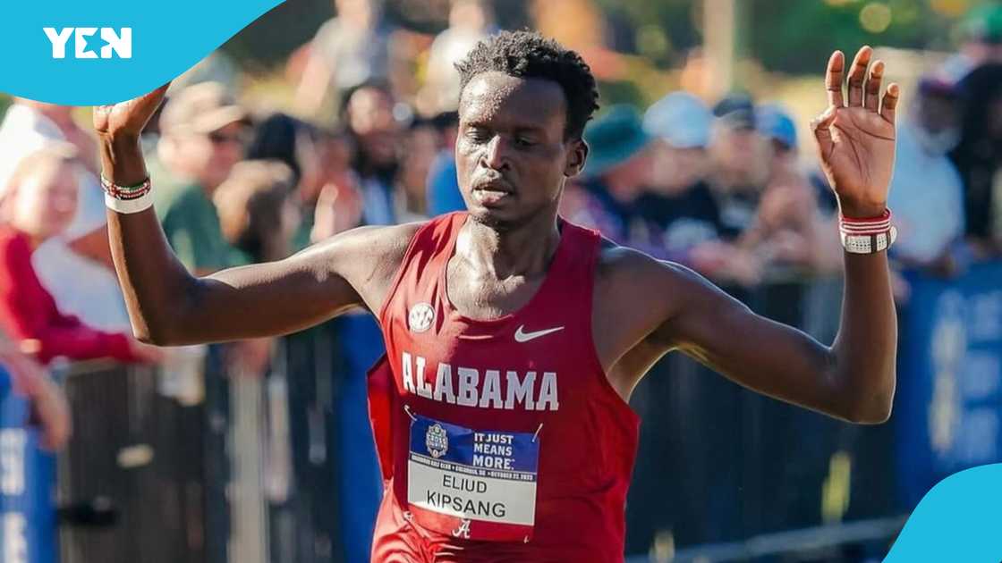 Eliud Kipsang, University of Alabama, NCAA, 1500m event, Kenya.