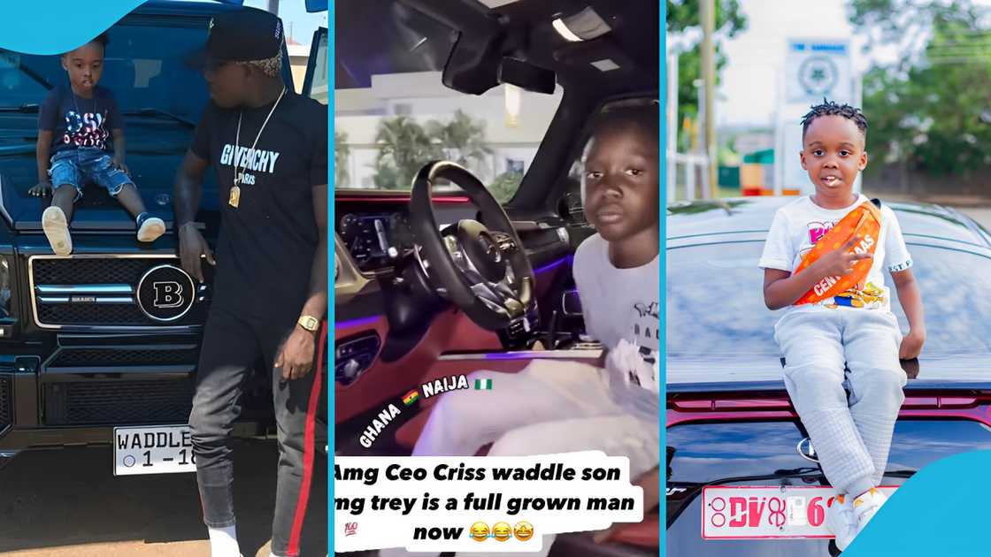 AMG Trey, Criss Waddle, Criss Waddle's son, Criss Waddle's cars, AMG Trey and Criss Waddle, Medikal AMG Trey, Criss Waddle, Criss Waddle's son, Criss Waddle's cars, AMG Trey and Criss Waddle, Medikal