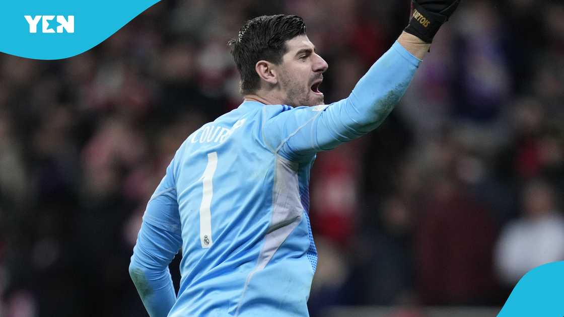 Thibaut Courtois was important in Real Madrid's qualification. Thibaut Courtois was important in Real Madrid's qualification.