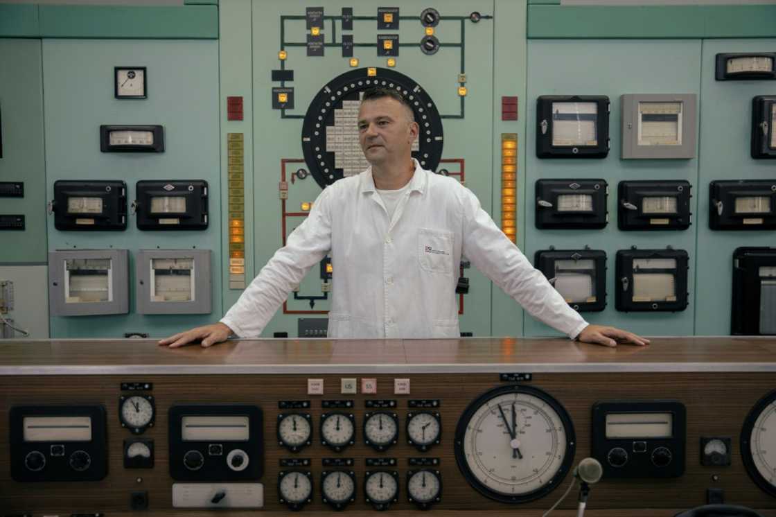 Dalibor Arbutina, director of Public Company Nuclear Facilities of Serbia (NFS), stands in the control room of a decommissioned nuclear reactor Dalibor Arbutina, director of Public Company Nuclear Facilities of Serbia (NFS), stands in the control room of a decommissioned nuclear reactor