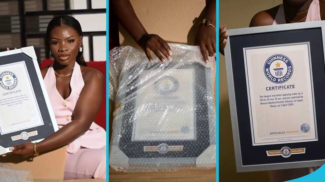 Akosua Mantey Roselyn, Guinness World Record, The Longest Marathon Applying Make Up, Ghanaian makeup artist Akosua Mantey Roselyn, Guinness World Record, The Longest Marathon Applying Make Up, Ghanaian makeup artist