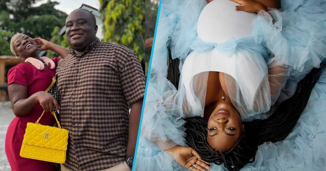 Asantewaa flaunts baby bump in a onesie Asantewaa flaunts baby bump in a onesie