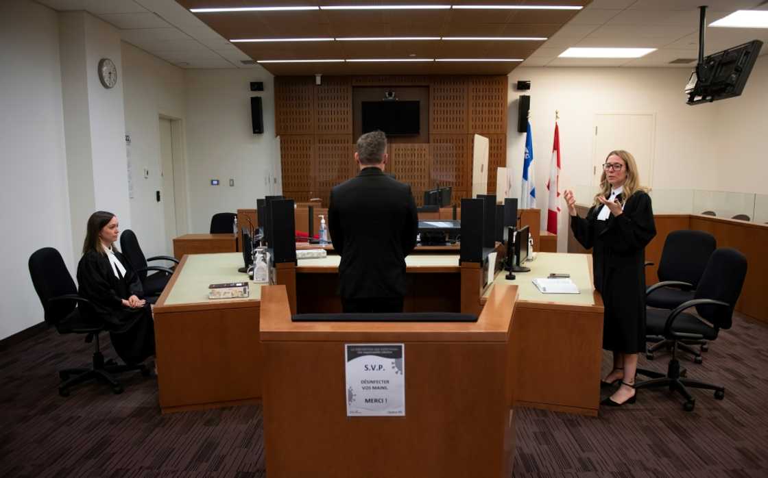 In this simulation of a real-life assault case, lawyers question the alleged attacker; those who developed the idea for the specialized court want to restore trust among Canadians in the legal system In this simulation of a real-life assault case, lawyers question the alleged attacker; those who developed the idea for the specialized court want to restore trust among Canadians in the legal system