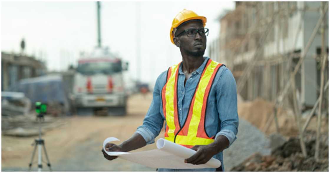 A construction worker