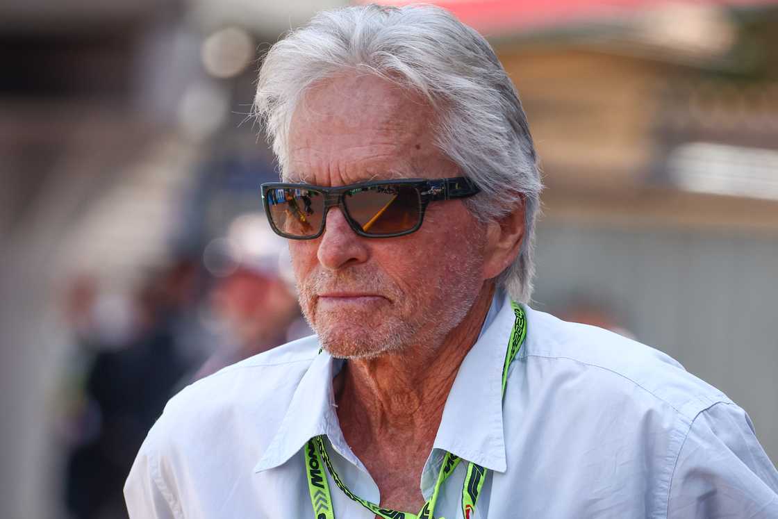 Michael Douglas is at Circuit de Monaco in Monte-Carlo, Monaco