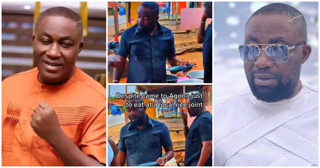 Despite Wins The Hearts of Netizens After Video of Him Buying Food At Local Joint in Agona Pops Up Despite Wins The Hearts of Netizens After Video of Him Buying Food At Local Joint in Agona Pops Up