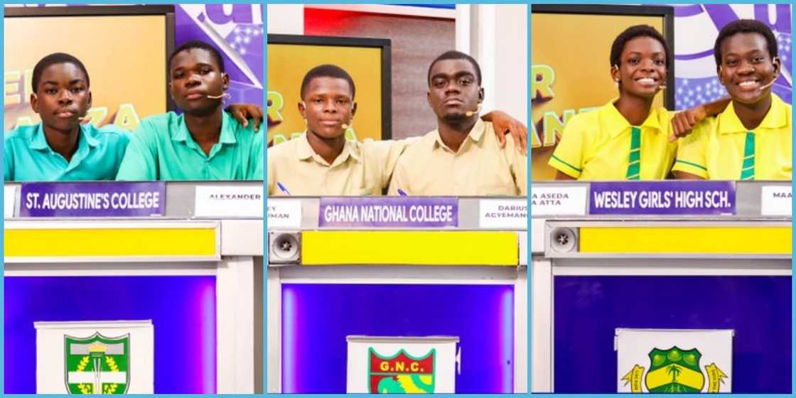 NSMQ, NSMQ Final, STEM, Science and Maths, NSMQ 2024, St Augustine's College, Ghana National College, Wesley Girls' High School, Wey Gey Hey, Augasco NSMQ, NSMQ Final, STEM, Science and Maths, NSMQ 2024, St Augustine's College, Ghana National College, Wesley Girls' High School, Wey Gey Hey, Augasco