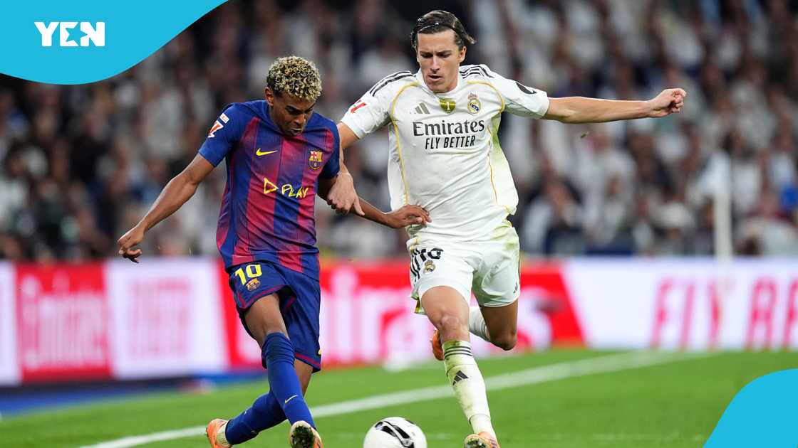 Real Madrid, Real Madrid beat Barcelona, El Clasico, Jude Bellingham, Bellingham shades Yamal, Lamine Yamal. Real Madrid, Real Madrid beat Barcelona, El Clasico, Jude Bellingham, Bellingham shades Yamal, Lamine Yamal.