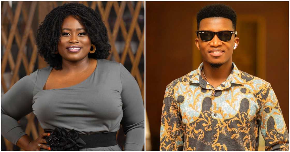 Lydia Forson and kofi Kinaata in photos