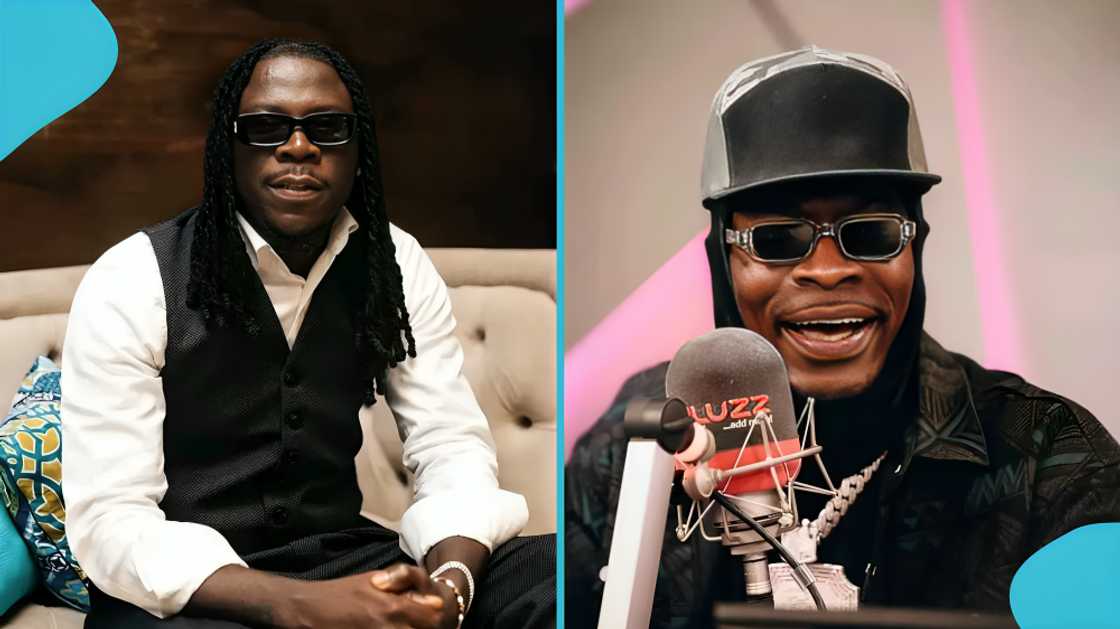 Stonebwoy statement, Shatta Wale hug, Black Stars World Cup, Ghana dancehall artists, Stonebwoy social media reactions, Mahama charity event, Stonebwoy interview