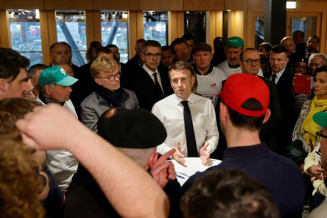 Macron listened to farmers' complaints about prices, red tape and state aid Macron listened to farmers' complaints about prices, red tape and state aid